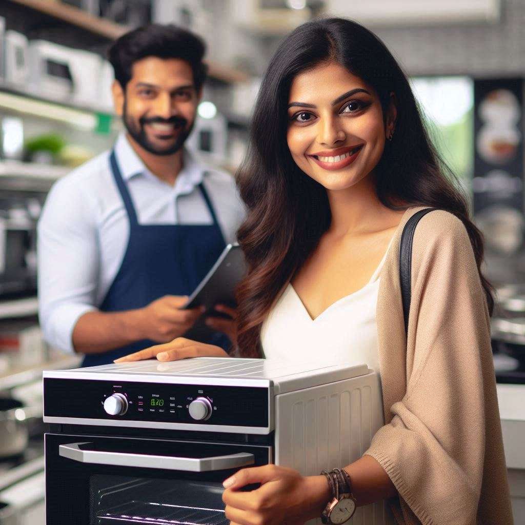 A lady buying an oven that will be an asset in her business and subject to a depreciation claim