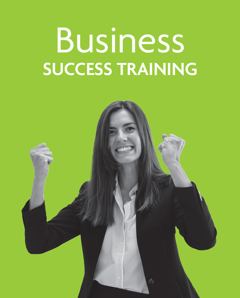 Business planning & success training flyer front page