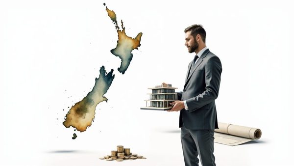 A man with a though bubble contemplating Commercial Property Investment in NZ